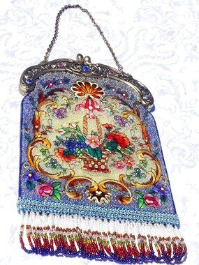 Amia Studio's Suncatcher Hand painted Glass with Metal Clasp Style Top